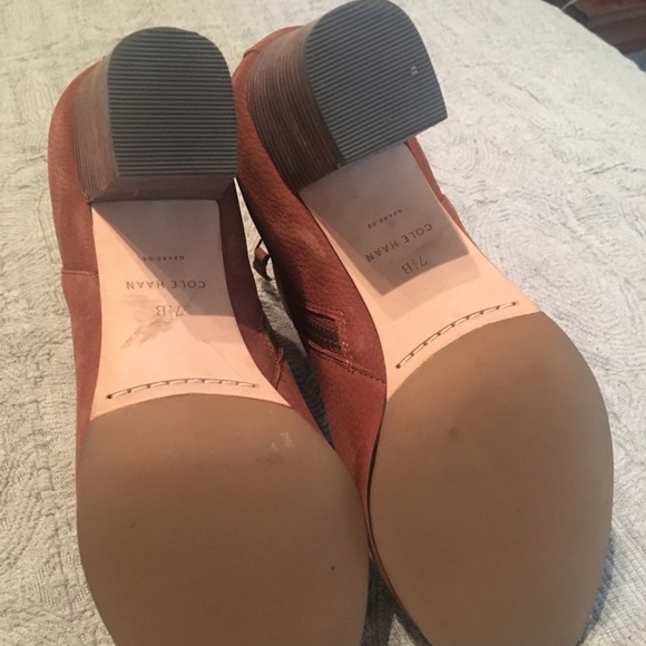 WORN ONCE Cole Haan Nubuck Leather Bootie - Picture 3 of 6